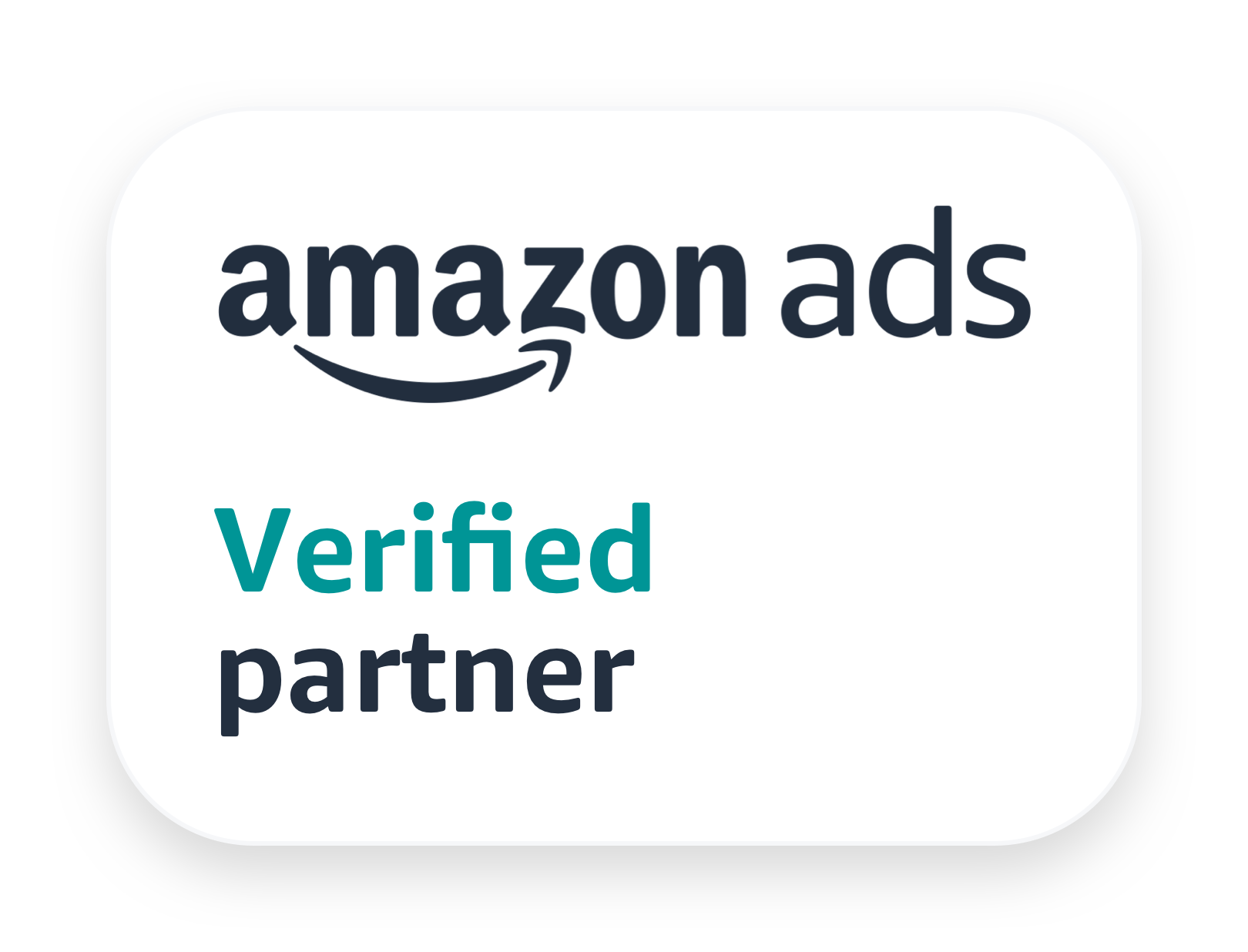 Backed-By Amazon Ads Verified partner